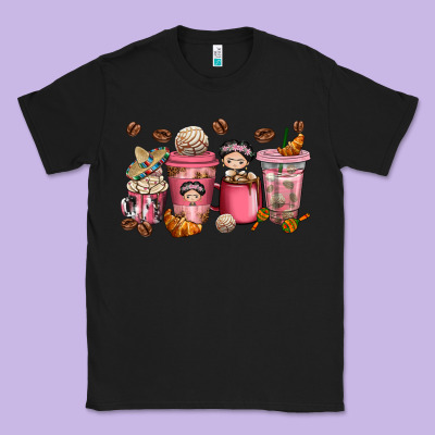 Cafecito Y Chisme Coffee Cups Classic Tee Designed By Texasbilliewilder
