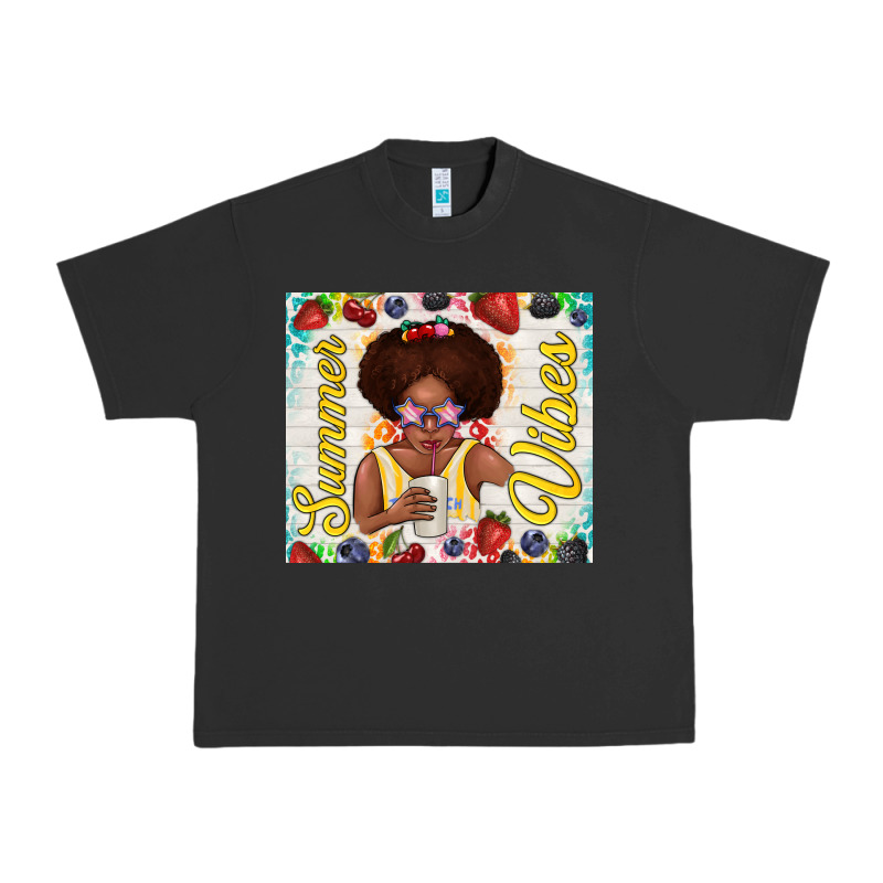 Summer Vibes Afro Kid Urban Heavy Tee by TumblerDesignByShophia | Teevron