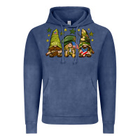 Vintage Denim Army Gnomes 4th of july Vintage Hoodie - HowdyJamesFarm