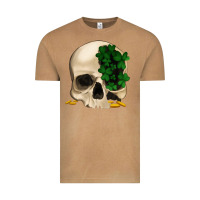 Vintage Camel St patrick's day Skull with clovers Vintage Tee - Jasminsmagicworld