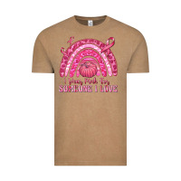 Vintage Coffee i wear pink for someone i love Vintage Tee - texasbilliewilder