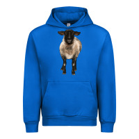 Cobalt suffolk ewe front Urban Hoodie - BarkalooDesign