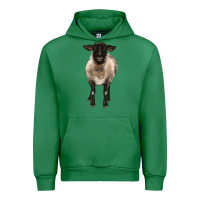 Emerald suffolk ewe front Urban Hoodie - BarkalooDesign