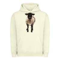 Pigment Pistachio suffolk ewe front Urban Hoodie - BarkalooDesign