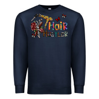 Navy hair hustler 2 Premium Sweatshirt - SublimationCraftShop