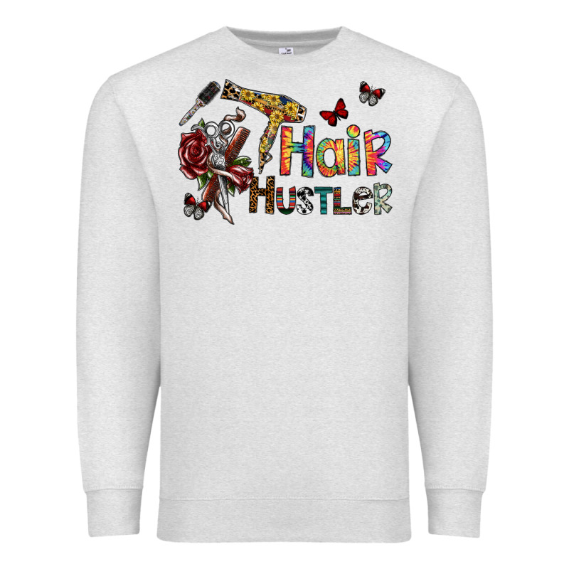 Hair Hustler 2 Premium Sweatshirt by SublimationCraftShop | Teevron