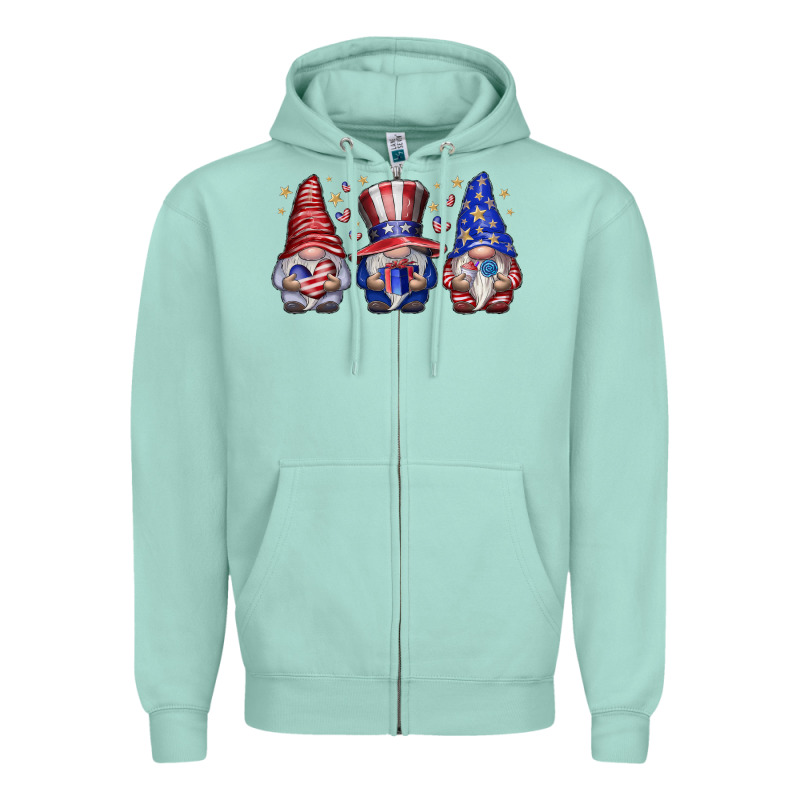 American Gnomes Zipper Hoodie by CowhideDigitalArt | Teevron