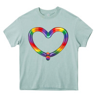 Arona Lgbtq Heart Balloon Heavy Core Tee - BundleAndBundleShop