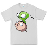 Dove Grey invader zim Premium Tee - lanVoArt