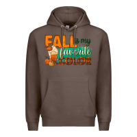 Coffee fall is my favorite color Premium Hoodie - BundleAndBundleShop