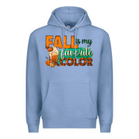 Colony Blue fall is my favorite color Premium Hoodie - BundleAndBundleShop