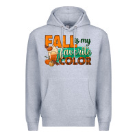 Heather Grey fall is my favorite color Premium Hoodie - BundleAndBundleShop