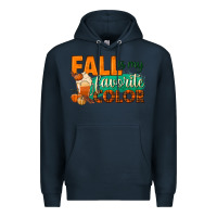 Navy fall is my favorite color Premium Hoodie - BundleAndBundleShop