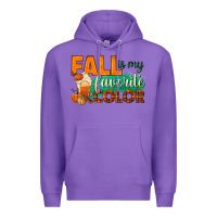 Purple fall is my favorite color Premium Hoodie - BundleAndBundleShop