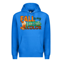 True Royal fall is my favorite color Premium Hoodie - BundleAndBundleShop