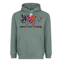 Sage peace love nursing Heavyweight Hoodie - SublimationCraftShop