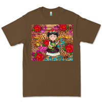 Cacao Mexican girl Premium Tee - RanaPortraitStore