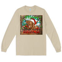 Mushroom merry christmas heifer cow Long Sleeve Tee - CowGirlArtShop