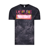 Cloud Black Personalized i wear pink for my Vintage Tee - texasbilliewilder