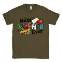 Army Green best teacher ever Classic Tee - NancyCooperArtShop