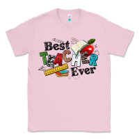 Bubblegum Pink best teacher ever Classic Tee - NancyCooperArtShop