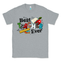 Heather Grey best teacher ever Classic Tee - NancyCooperArtShop