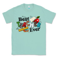 Seafoam best teacher ever Classic Tee - NancyCooperArtShop