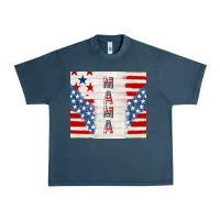 Midnight Navy mama usa Urban Heavy Tee - TumblerDesignByShophia