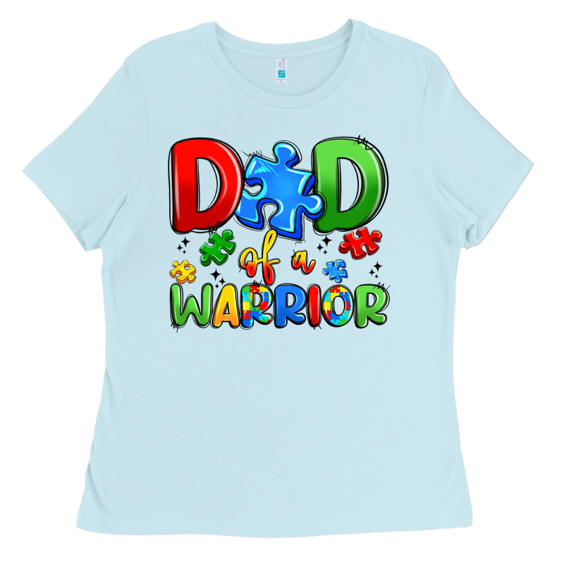 Dad Of A Warrior Ladies Tee by Artiststas | Teevron