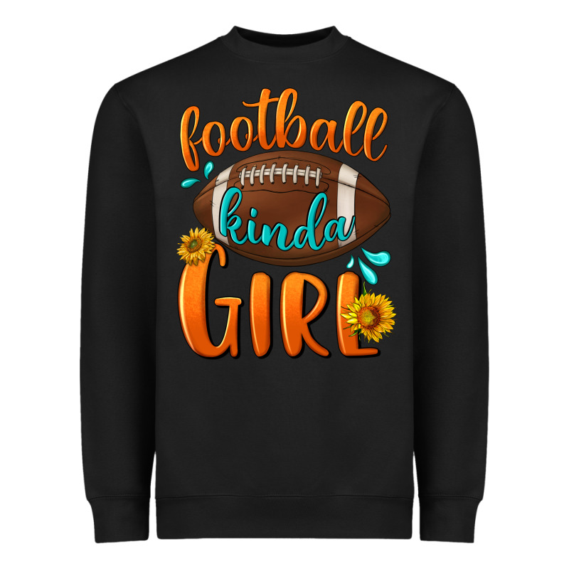 Football Kinda Girl Heavyweight Sweatshirt by BundleAndBundleShop | Teevron