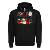 Black Im So Freaking Cold Zipper Hoodie - CowhideDigitalArt