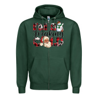 Sports Green Im So Freaking Cold Zipper Hoodie - CowhideDigitalArt
