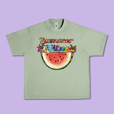 Summer Vibes Urban Heavy Tee Designed By Jahusdesignshop