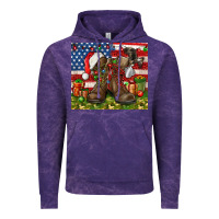 Cloud Purple Army Veteran Boots Christmas Tumbler 4th of july Vintage Hoodie - HowdyJamesFarm