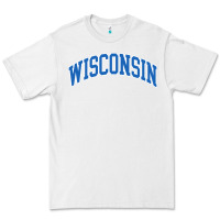 White wisconsin blue Premium Tee - lanVoArt