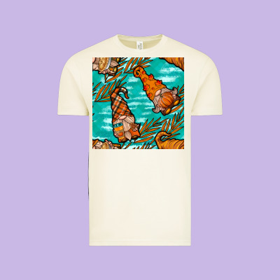 Fall Gnomes Vintage Tee Designed By Nancycooperartshop