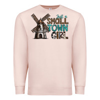 Pale Pink just a small town girl Premium Sweatshirt - SublimationCraftShop