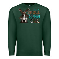 Sports Green just a small town girl Premium Sweatshirt - SublimationCraftShop