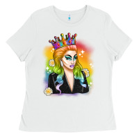 White drag queen Ladies Tee - Artiststas