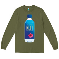 Army Green aesthetic fiji water Long Sleeve Tee - lanVoArt