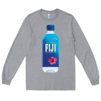 Heather Grey aesthetic fiji water Long Sleeve Tee - lanVoArt
