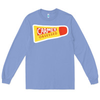 Colony Blue carmex obsessed sticker Long Sleeve Tee - lanVoArt