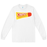 White carmex obsessed sticker Long Sleeve Tee - lanVoArt
