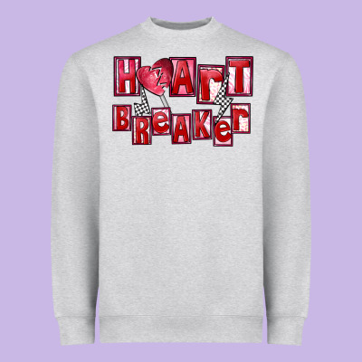 Heartbreaker Heavyweight Sweatshirt Designed By Fadigitalartstudio