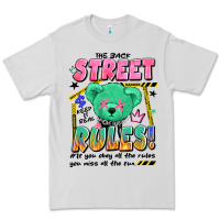 Dove Grey street rules Premium Tee - Artiststas