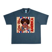 Midnight Navy little miss america Urban Heavy Tee - TumblerDesignByShophia