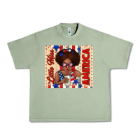 Oil Green little miss america Urban Heavy Tee - TumblerDesignByShophia