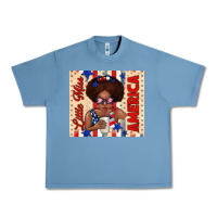 Pebble Blue little miss america Urban Heavy Tee - TumblerDesignByShophia