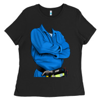 Black english cocker spaniel mechanic 2 Ladies Tee - RanaPortraitStore