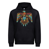 Black thunderbird with sunflowers Urban Hoodie - BarkalooDesign
